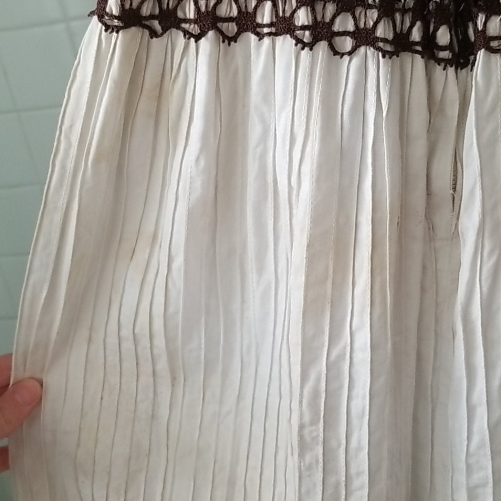 VTG Handmade Crochet Mexican Maxi Dress - Picture 12 of 14